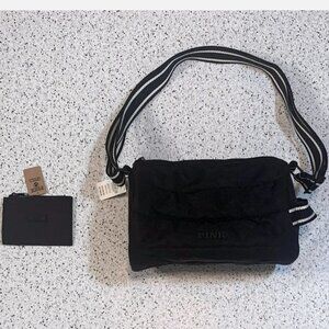 Victoria's Secret PINK Mini Barrel Crossbody Bag Purse & Card Case Wallet NWT